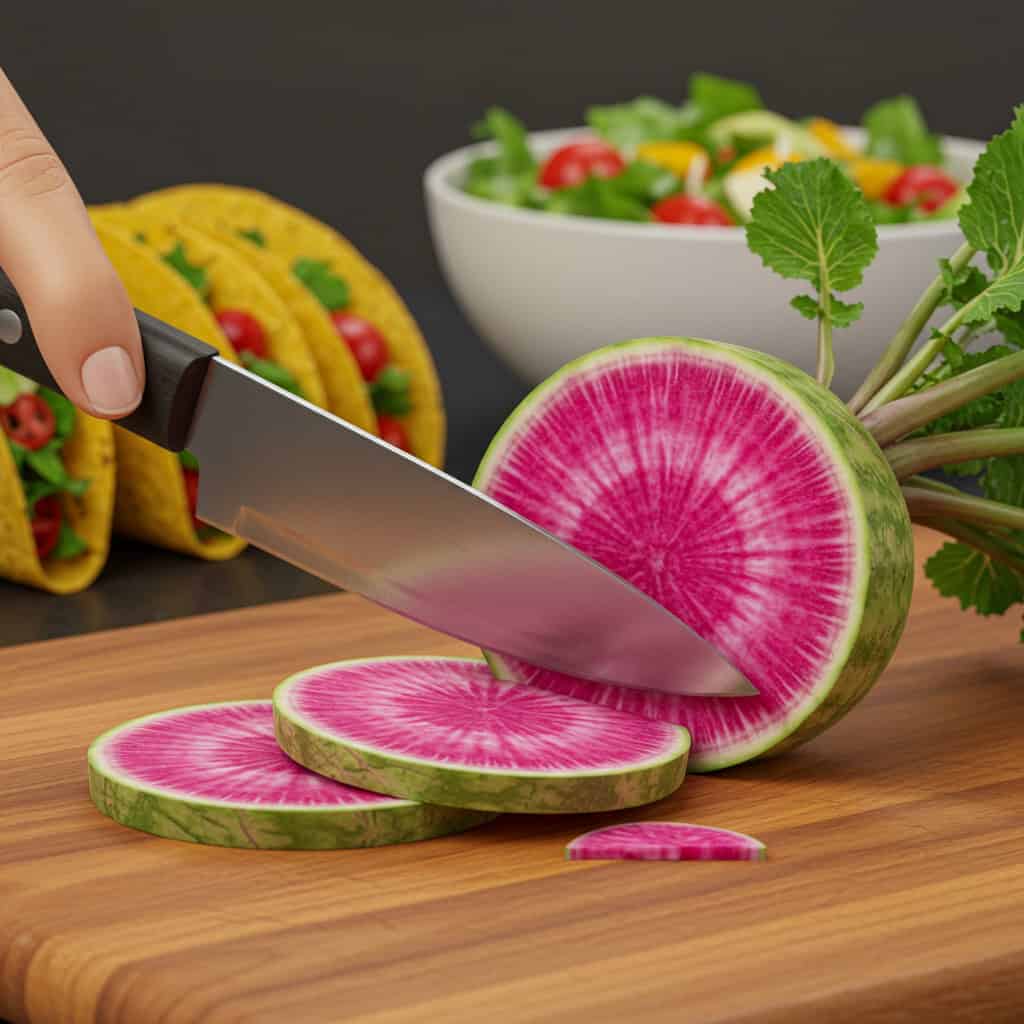 6. Watermelon Radish