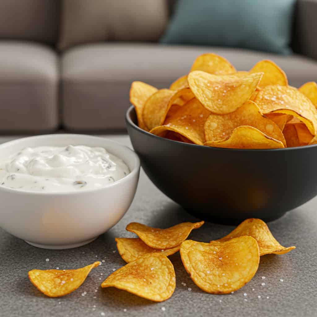 9. Potato Chips and Dip