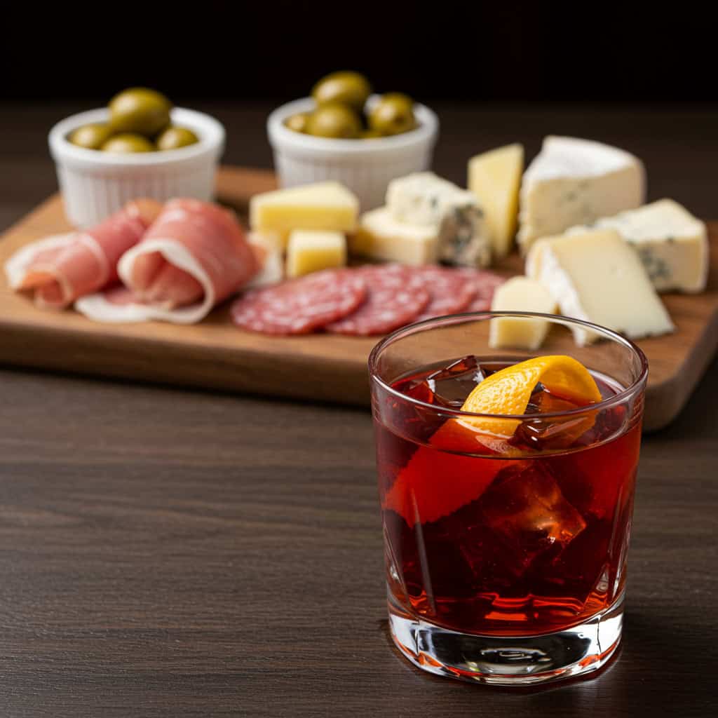 4. Negroni & Charcuterie Board