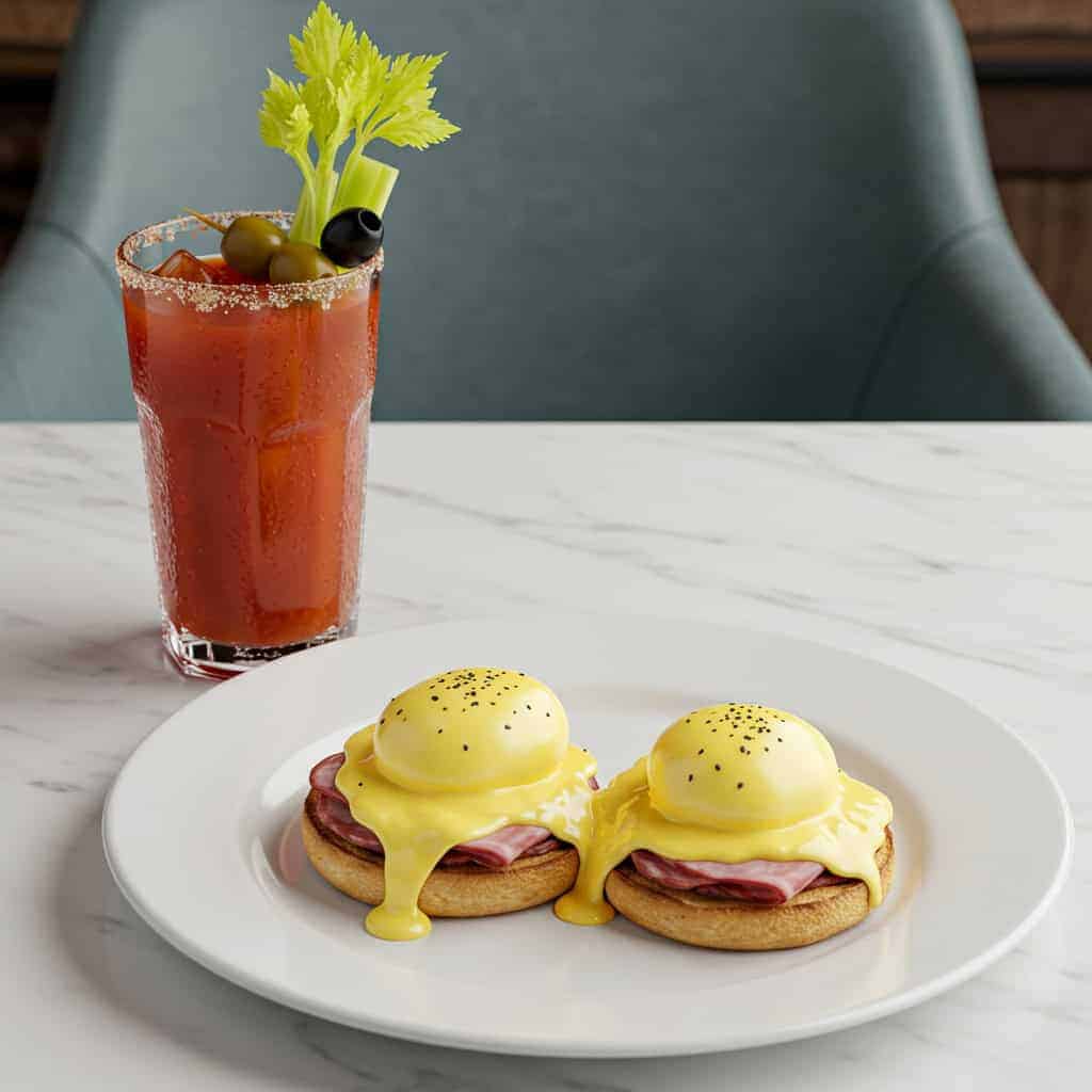 7. Bloody Mary & Eggs Benedict